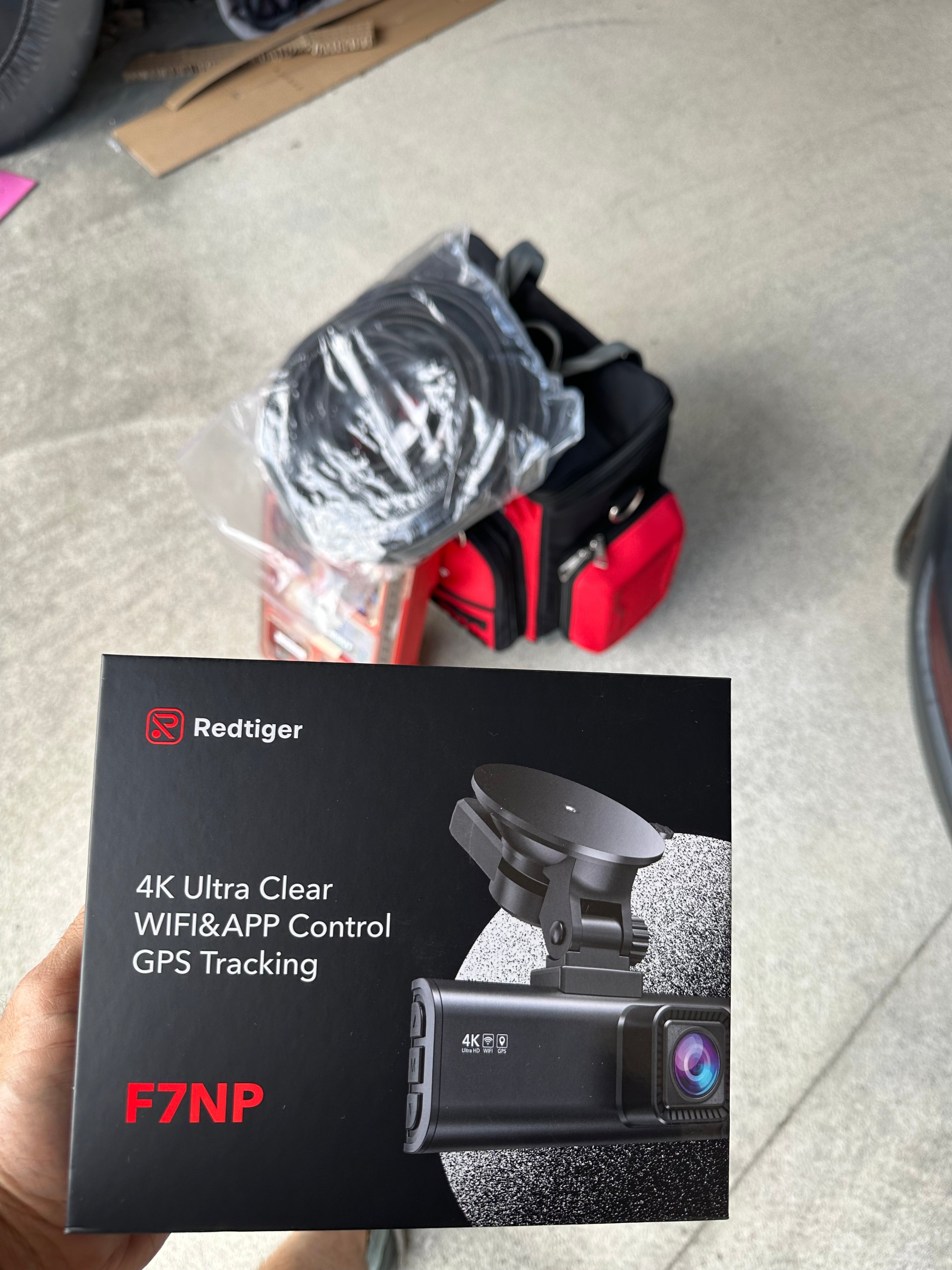 Redtiger F7NT Touch Screen 4K Dual Dash Cam